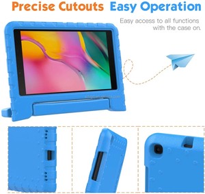 Custodia Protettiva HGD Durevole per Bambini in EVA Antiurto con Maniglia Integrata e Supporto per Tablet <span class=keywords><strong>Samsung</strong></span> <span class=keywords><strong>Tab</strong></span> <span class=keywords><strong>A</strong></span> 8.0 SM-T290 2019 - Product Image 2