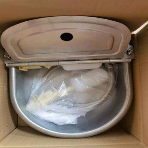 Abreuvoir automatique robuste en acier inoxydable pour bétail, avec flotteur, pour grands bétaillements - Product Image 1