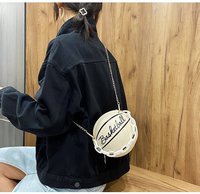 À la mode à la mode polyvalent Instagram sac à bandoulière petite balle ronde femmes sacs longue chaîne bandoulière sac de basket-ball