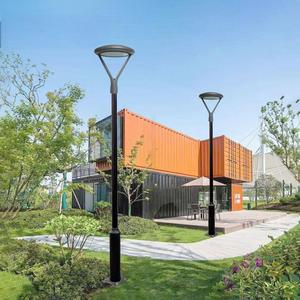 Lampadaire solaire LED extérieur étanche IP66 sur poteau haut, en aluminium, avec détecteur de mouvement et télécommande pour routes et jardins - Product Image 3