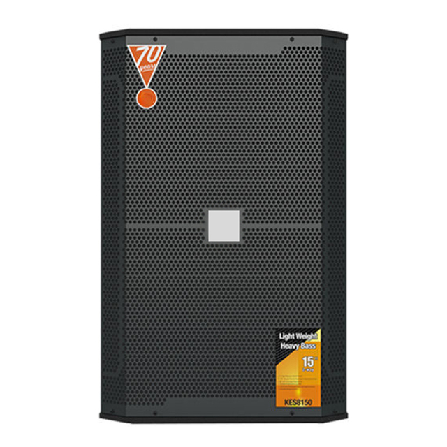 Professional KES8150 15-Inch Commercial Speaker 2-Channel High Power PA System for Outdoor Use