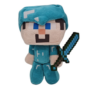 Peluche de jeu d'horreur ultra douce de 9 pouces, poupée zombie Steve assise, en coton PP, cadeau d'anniversaire - Product Image 4