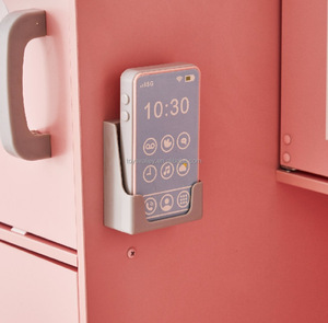 Cuisine en <span class=keywords><strong>Bois</strong></span> de Jeu d'Imitation pour Enfants avec Cuisinière à Induction Sonore, Ustensiles de Cuisine et Machine à Glaçons - Product Image 6