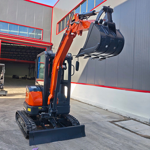 2500kg小型掘削機EPAエンジンクローラー用コンパクトディガーバガー2トン3トン油圧土壌トレンチャー - Product Image 4