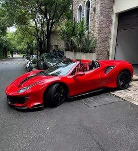 Para <span class=keywords><strong>Ferrari</strong></span> <span class=keywords><strong>488GTB</strong></span>/Spider Modificado Pista grande que rodea la barra delantera falda trasera cubierta trasera - Product Image 4