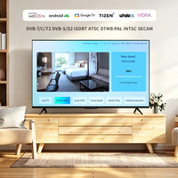 Téléviseur LED 70 pouces 4K Smart TV 50 65 75 85 100 " Android 15 TV LCD Bluetooth avec télécommande vocale TV solaire 12V TV pour hôtel