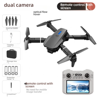 Drone Brushless E99 Max 2025 Triple Caméra 4K HD 360 °   Quadricoptère RC pliable en fibre de carbone avec fonction d'évitement d'obstacles, idéal pour un cadeau