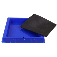 Bac de désinfection durable pour chaussures avec bac de désinfection pour semelles et bassin pour les pieds pour les élevages de bétail et les fermes porcines