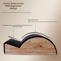 Correcteur de posture dorsal portable en érable, incroyablement robuste et réglable, pour studio de Pilates, durable et sain pour la colonne vertébrale