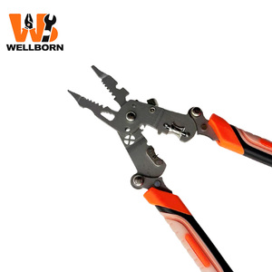 <span class=keywords><strong>Pince</strong></span> à dénuder les fils pliable - <span class=keywords><strong>Pince</strong></span> à dénuder multifonction pliable, dénudeur de fils de poche portable avec fonction de sertissage et de coupe - Product Image 6