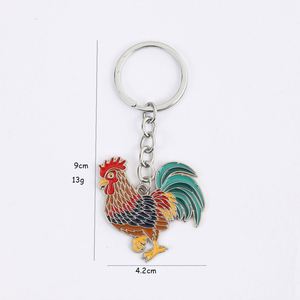 Accessoires en gros très demandés : Pendentif décoratif coq, oiseau, animal, porte-clés poulet de dessin animé - Product Image 4