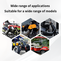 Navigateur GPS universel KLYDE avec écran tactile de 5 pouces, affichage portable pour moto, Android Auto, Apple Carplay sans fil, garantie d'un an