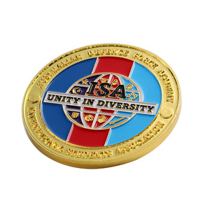 OEM Mềm Cứng Men 3D Cờ In Đồng Xu Lưu Niệm Hai Mặt Vàng Bạc Mạ Kim Loại Kỷ Niệm Tùy Chỉnh Thách Thức Đồng Xu - Product Image 4