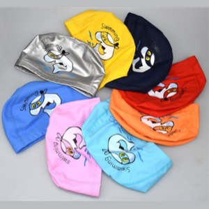 Gorro de natación Pu de 26 cm, elástico, ligero, cómodo, unisex, para nadar - Product Image 2