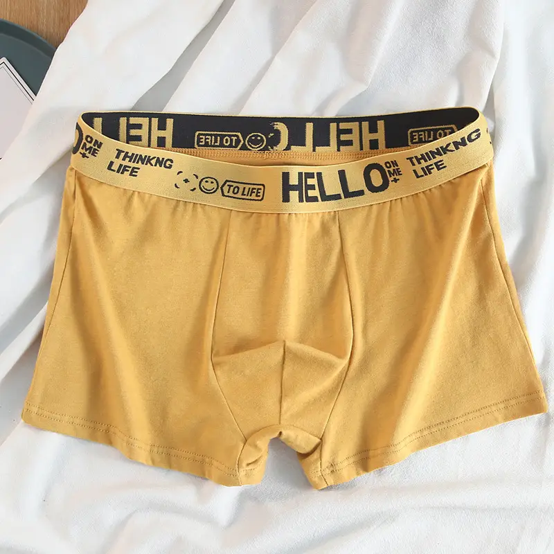 Goedkope Prijs Hete Verkoop Heren Naadloze Ondergoed Ademende Katoenen Comfortabele Shorts Jonge Jongen Mannen Boxershort