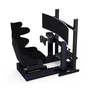 <span class=keywords><strong>Simulateur</strong></span> profil aluminium volant personnalisé Cockpit <span class=keywords><strong>simulateur</strong></span> <span class=keywords><strong>de</strong></span> jeu <span class=keywords><strong>de</strong></span> <span class=keywords><strong>conduite</strong></span> superbe Cockpit avec vraie chaise course - Product Image 2