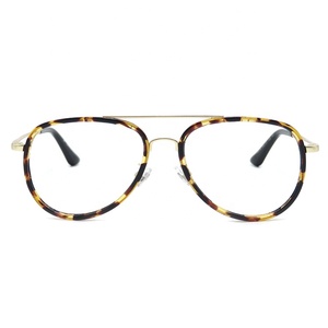 Cina produttore personalizzato multicolore doppio ponte occhiali da vista oversize <span class=keywords><strong>montatura</strong></span> uomini - Product Image 2