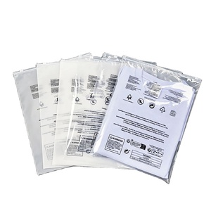 Portable PE Garment Zipper Pouch, Transparent <b>Clear</b> Plastic <b>Bag</b>, Convenient Moisture Proof Pack <b>Bag</b> - Product Image 1