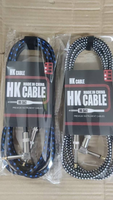Kit combiné de câble audio OEM 6.35mm stéréo mâle à mâle pour outils électriques amplificateur de guitare basse sans fil câble de guitare 3 M