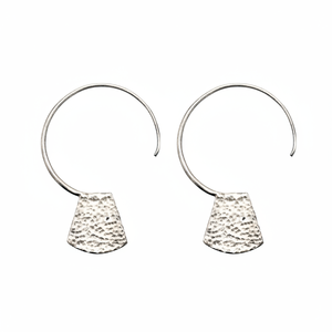 Oxidized Silver <b>Hook</b> Design Vintage Stud <b>Earrings</b> Handcrafted Wholesale 925 Sterling Silver Jewelry - Product Image 2
