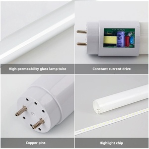 หลอดไฟ T8 4หลอด1.2ม. 1.2ม. 18W T8หลอด T8 0.9ม. IP65ตัวโคมไฟอลูมิเนียม - Product Image 2