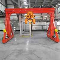 Mini-grue portique électrique de 6 tonnes avec palan et mouvement multidirectionnel pour la construction en atelier