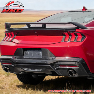Alerón Trasero Estilo GT Performance para Ford Mustang 2024-2026, Diseño de Fibra de Carbono - Product Image 2