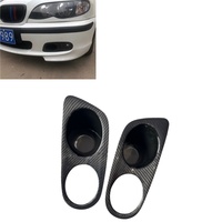 Cubierta de Fibra de Carbono de Alta Calidad para Faros Antiniebla Delanteros, Compatible con BMW Serie 3 E46 (1998-2004)