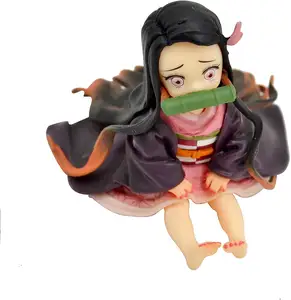 HUAYI iblis avcısı şekil sıcak satış japon animesi eylem şekilli kalıp oyuncaklar kimetsu hiçbir yaiba iblis avcısı figürü