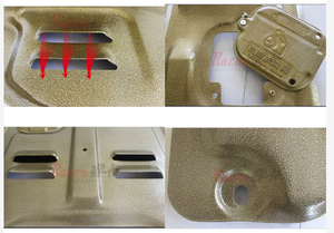 Pièces automobiles, garde-boue 3D pour moteur, sous le capot, pour VW Touran 2004-2019, OEM personnalisable, antirouille et facile à installer - Product Image 3