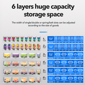 Máy Nâng Băng Tải <span class=keywords><strong>Mini</strong></span> TCN, Máy Bán Hàng Tự Động Kết Hợp Bia Lạnh, Đựng Salad Trái Cây - Product Image 2
