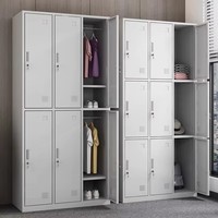 Casier en acier commercial multi-portes grande capacité, robuste et verrouillable, pour salle de sport, vestiaire, bureau