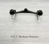 Barre de traction latérale rotative en acier pour haltères, accessoire d'haltérophilie pour un entraînement efficace du dos