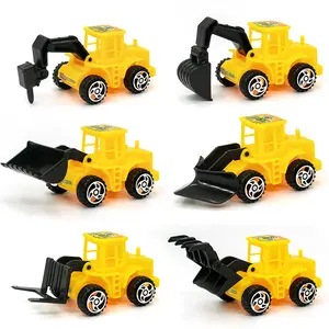 6 Set Tractor Toy Vehicles for Boys Cake Decorating Supplies Cars Doll Ornaments Oh Baby Happy Birthday Excavators Cake Topper