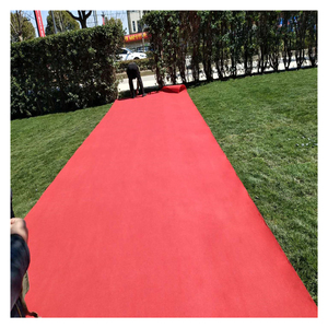<span class=keywords><strong>Tappeto</strong></span> rosso all'ingrosso dell'interno/esterno per le mostre di eventi di nozze eventi usa e getta tessuto a macchina per il campeggio domestico - Product Image 5