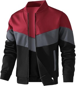 Men's Casual Bomber <b>Jacket</b> XL Size Winter Puffer With Zipper Closure and Stand Collar Canvas Material ODM Supply Type - Product Image 4