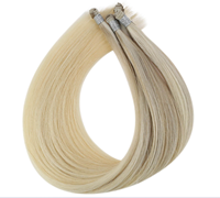 Extensions de cheveux vierges bruts doublement étirés, Remy européens russes, fines, invisibles, sans retour, trame de cheveux sans couture pour salon