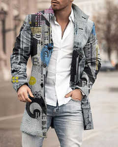 เสื้อเบลเซอร์ผู้ชายลำลองคุณภาพสูง ลายสก็อต รุ่นใหม่ เป็นมิตรกับสิ่งแวดล้อม กระดุมแถวเดียว - Product Image 3