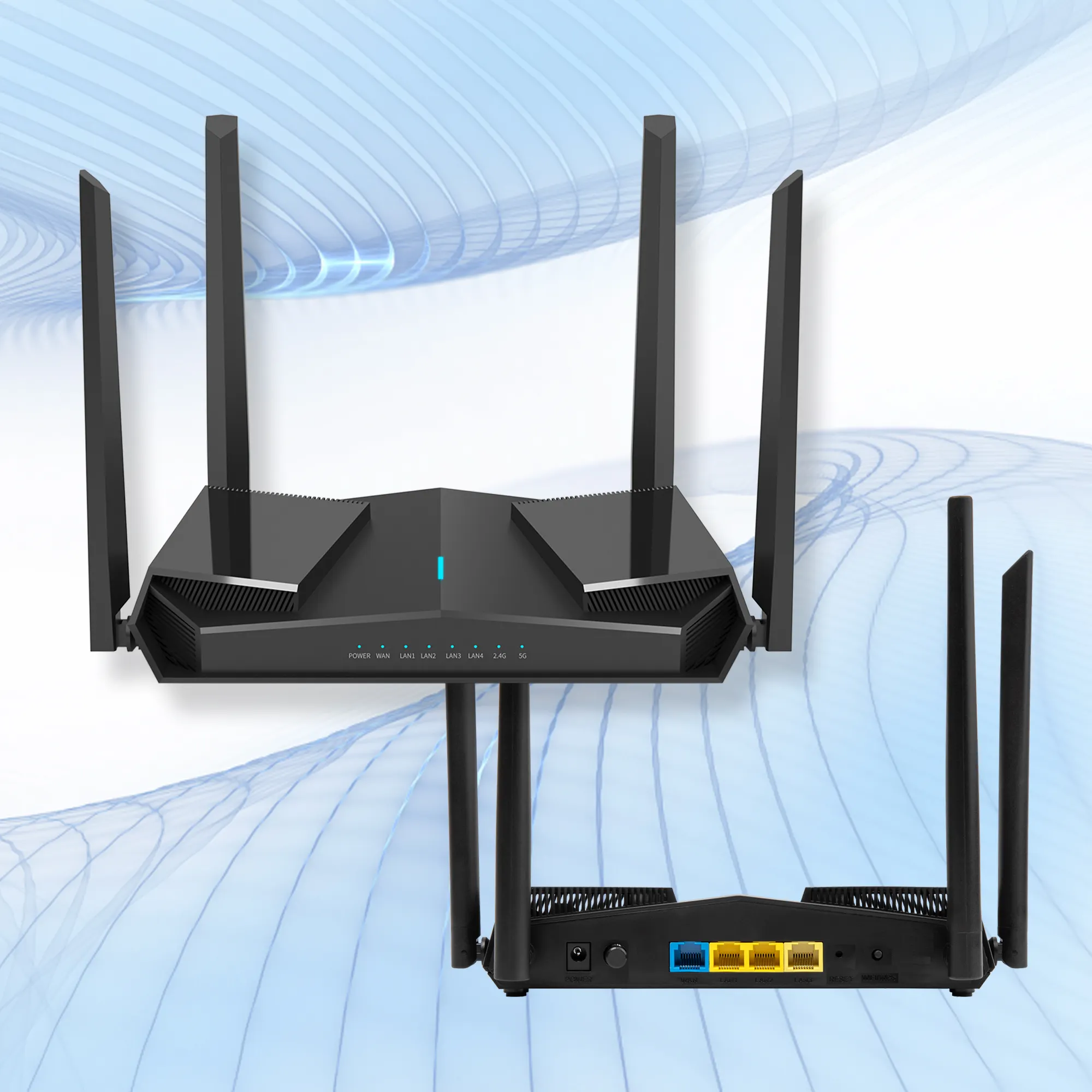 Ağ wifi 6 1GE WAN + 3GE LAN + 1USB3.0 WiFi6E internet hizmeti wifi erişim noktası