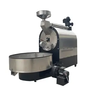 Food Grade High Quality Cocoa Beans Roaster Machine Gas Heating Coffee Beans Roaster Machine