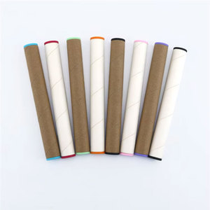Tube Cylindrique en Papier en Gros, Accessoires Premium pour Fumeurs, Tube de Rangement en Papier Kraft Personnalisé avec Logo pour Tabac et Fleurs Séchées - Product Image 1