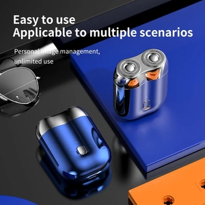 Mini Rotary Electric Shaver for Men Portable USB-Charged Waterproof IPX6 with Li-ion Battery Beard <b>Razor</b> for Face - Product Image 3