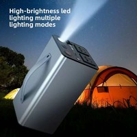 Station d'alimentation portable pour réfrigérateur de voiture et ordinateur portable 300W 292Wh, alimentation extérieure avec prise AC, charge rapide, batterie externe
