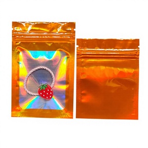 ถุงซิปล็อคโฮโลแกรมสีรุ้งแบบยินหยางสั่งทำขายส่ง ขนาด 13x21 ซม. - Product Image 1