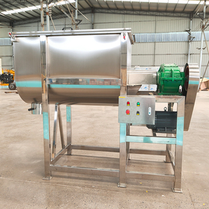 Miscelatore a Doppio Nastro in Acciaio Inox con Valvola di Scarico Personalizzata per Svuotamento Completo, Capacità 500/900 L, Riscaldamento a Risparmio Energetico - Product Image 6