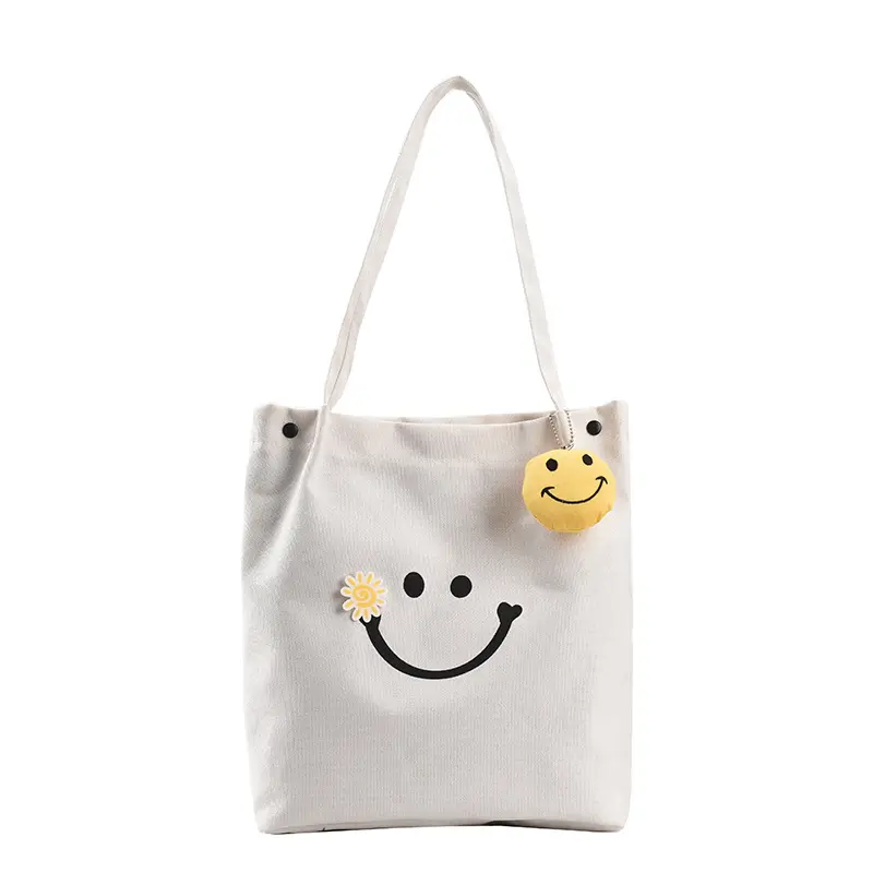 Women's Handmade Cute Summer Straw Clutch Bag Emoji Smiling Face Tassel Bags 