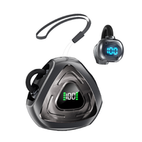 Écouteurs intra-auriculaires J82 à clipser, V5.4, son surround, affichage LED, réduction de bruit ENC, commande tactile, chargement sans fil Type-C, 30H, ajustement flexible