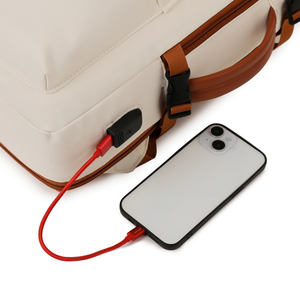 Sac à dos bureau extensible personnalisé étanche avec logo personnalisé pour voyage quotidien ordinateur loisirs avec USB - Product Image 3