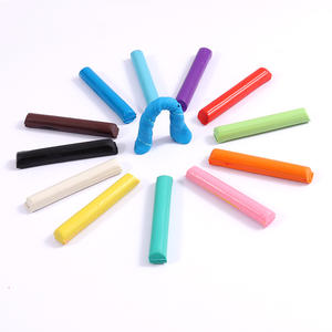 FOSKA 100% tepung berbasis tidak beracun dan aman, aneka warna tidak kering pemodelan tanah liat untuk pendidikan dan menyenangkan - Product Image 1