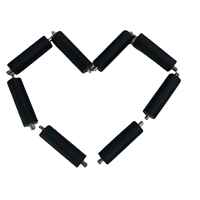 Rouleau en caoutchouc industriel durable et résistant à l'usure pour le ponçage de tissus textiles, en promotion pour imprimante jet d'encre à solvant (nouveau)